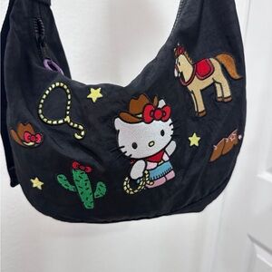 BAGGU Black Hello Kitty Western Bag